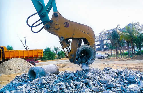 E-Crusher Concrete pulverizer