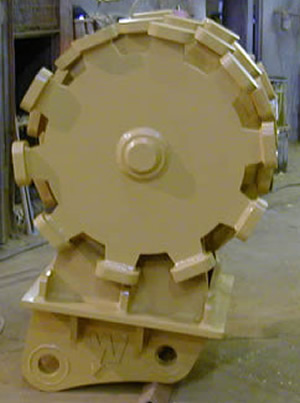 Pad Foot Compaction Wheel